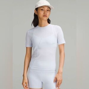 Lululemon Asymmetrical Ribbed Cotton T-Shirt
Blissful Blue